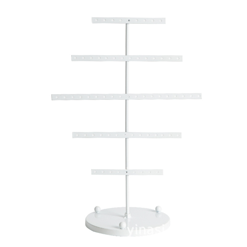 5 층 보석 랙 화이트
