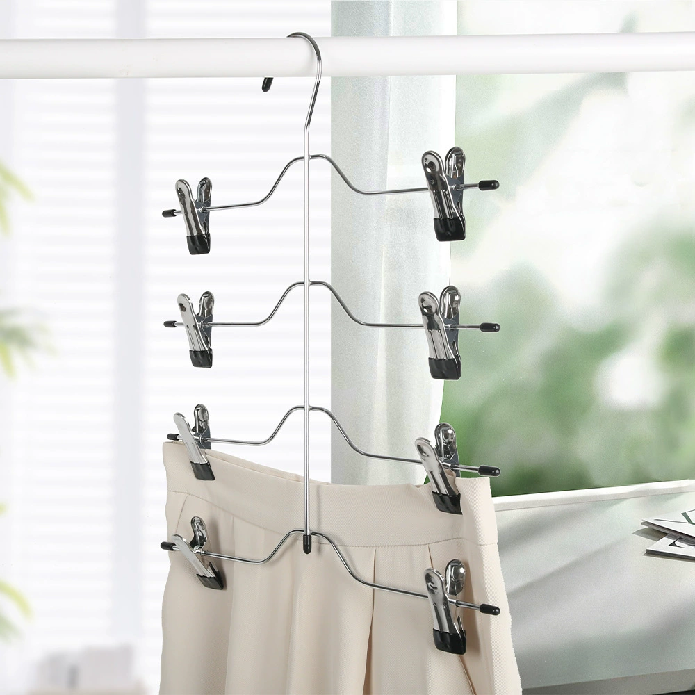 Многофункциональная практичная вешалка для брюк для домашнего хранения