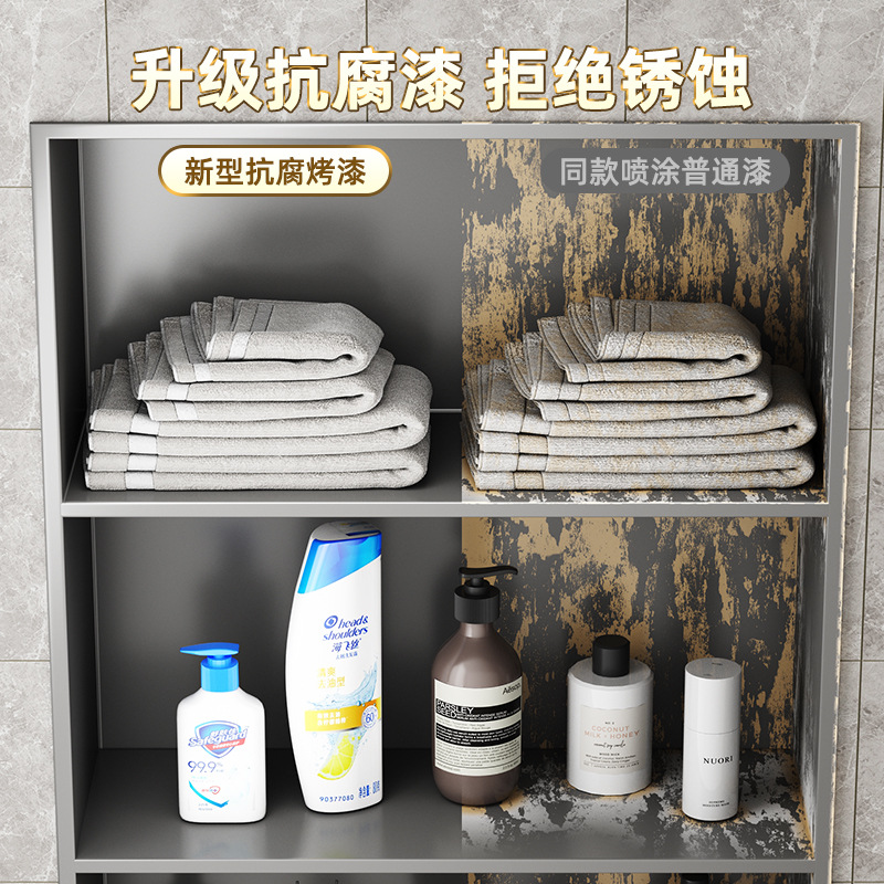 Tabique de gabinete de nicho de acero inoxidable transfronterizo Pantalla de pared de fondo de TV de metal Estante de baño integrado