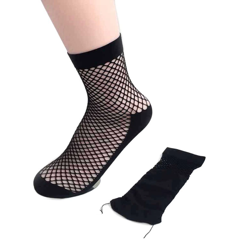 Весна Лето сексуальные сетчатые чулки ажурные чулки сетчатые чулки короткие чулки