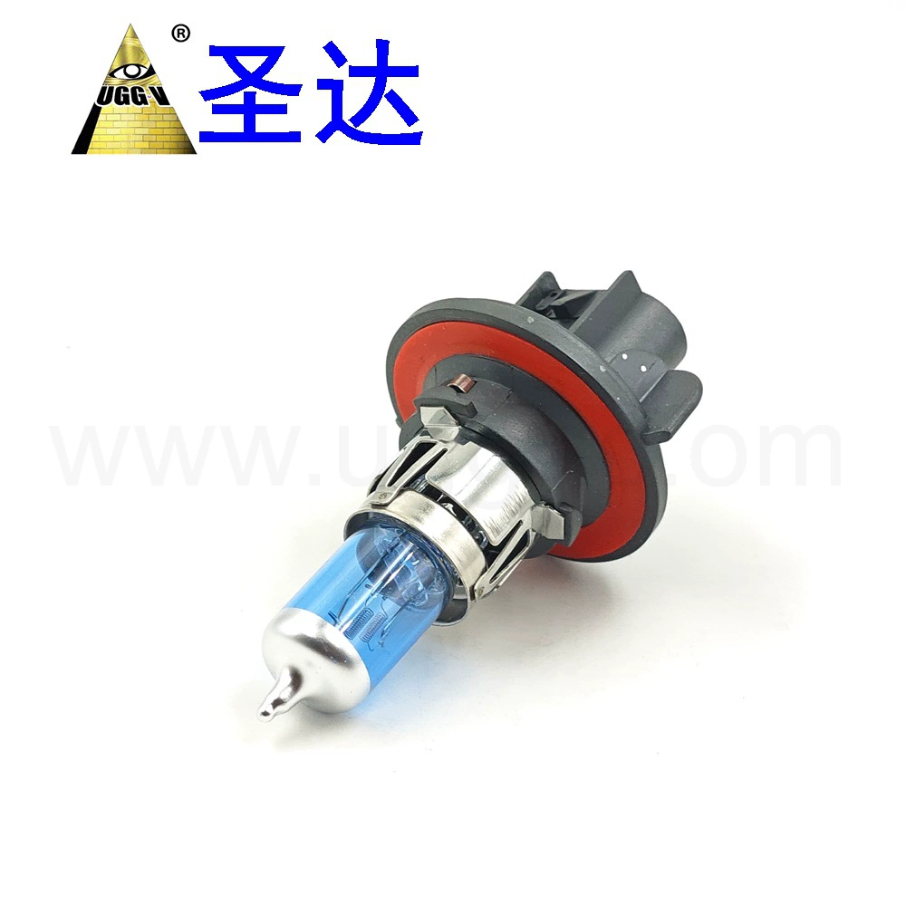 Cross-border car headlight halogen lamp ultra white light 55W H13 halogen lamp car lamp 100W quartz glass