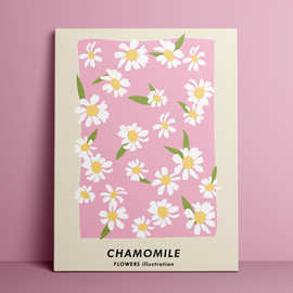 外贸批发亚马逊无框喷绘画厂家PS带框画卧室书房艺术风景花卉