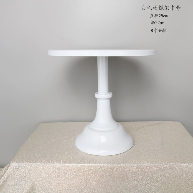 Mesa de postre de hierro blanco pastel decoración soporte de exhibición bandeja MESA DE BODA tarde Merienda soporte comida fría té descanso