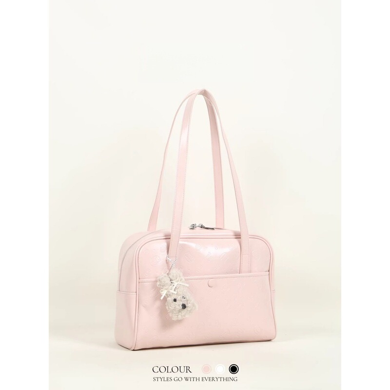 Large-Capacity Cute Kitten Print Shoulder Bag, Versatile Commuting Tote Bag, Perfect for Work Large-Capacity Cute Kitten Print Shoulder Bag, Versatile Commuting Tote Bag, Perfect for Work