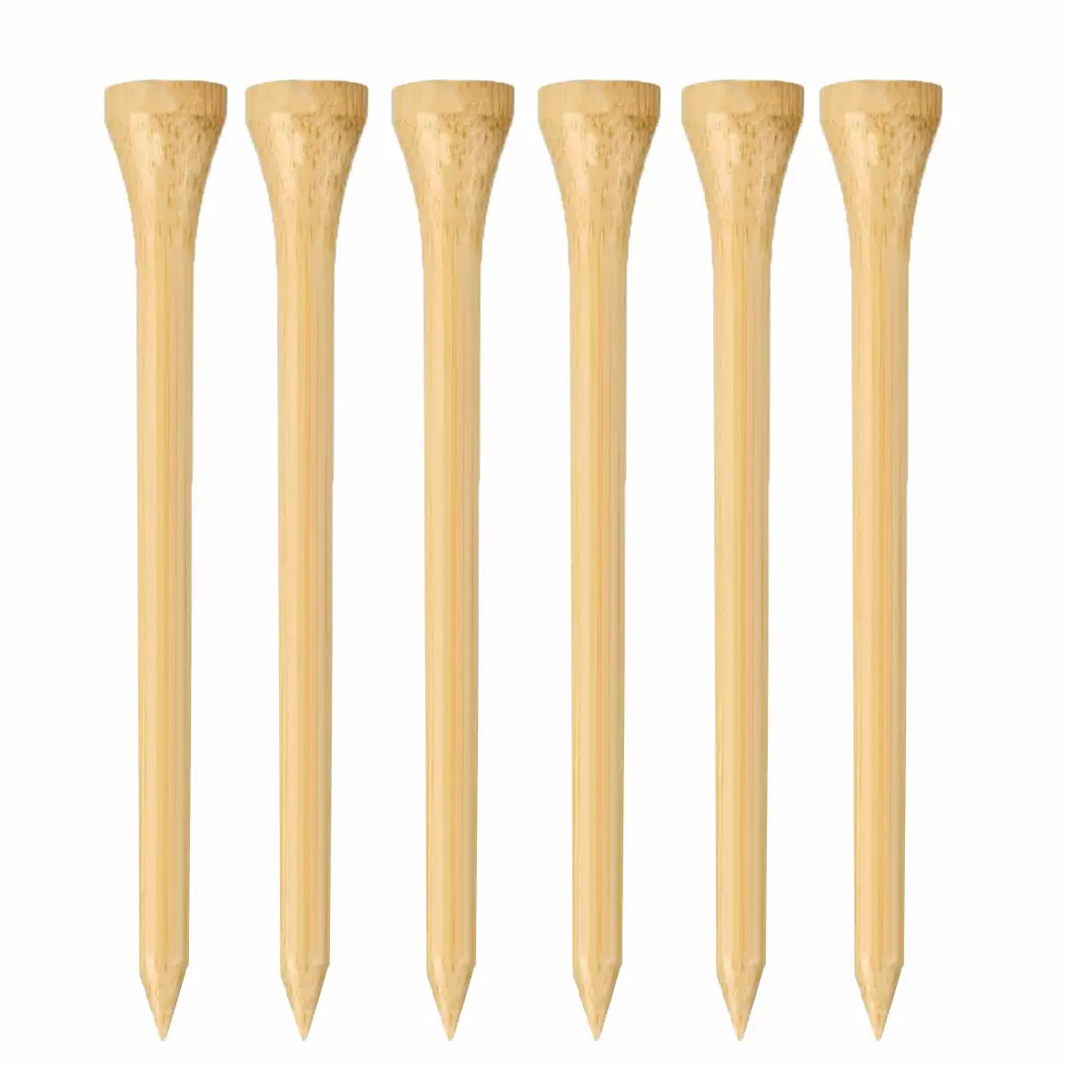 高尔夫球钉竹钉100支83mm球钉球座发球台远距离tees高山竹制品