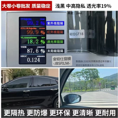 Automotive Film – Nano Ceramic - black-4-side-windows-magnetic-control-gt18-light-transmittance-19