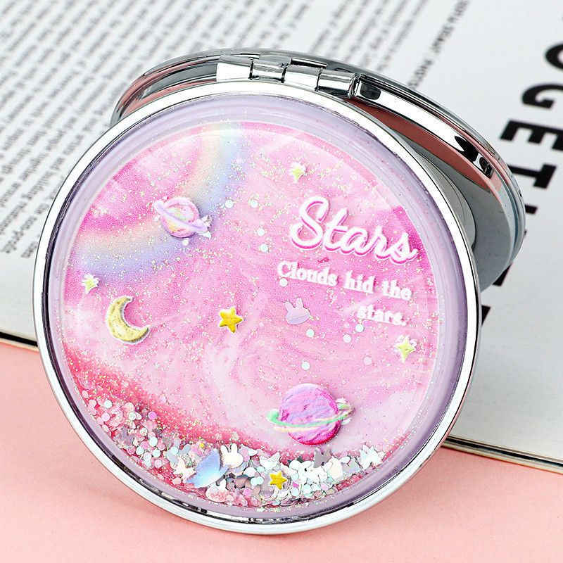 Oil painting starry sky [pink]