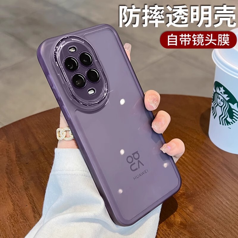 Suitable for Huawei Nova13Pro Mobile Phone Case New Style with Lens Film All-Inclusive Anti-Fall 12Ultra Transparent Soft Shell Suitable for Huawei Nova13Pro Mobile Phone Case New Style with Lens Film All-Inclusive Anti-Fall 12Ultra Transparent Soft Shell