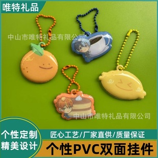 Manufacturer Customized Gifts High Frequency Voltage Pvc Bubble Cotton Pendant Pvc Sponge Pendant Bead Chain Pendant