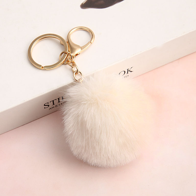 現物卸売りはラッコの毛玉をまねて6cmのアクセサリーのキーホルダーをまねます。