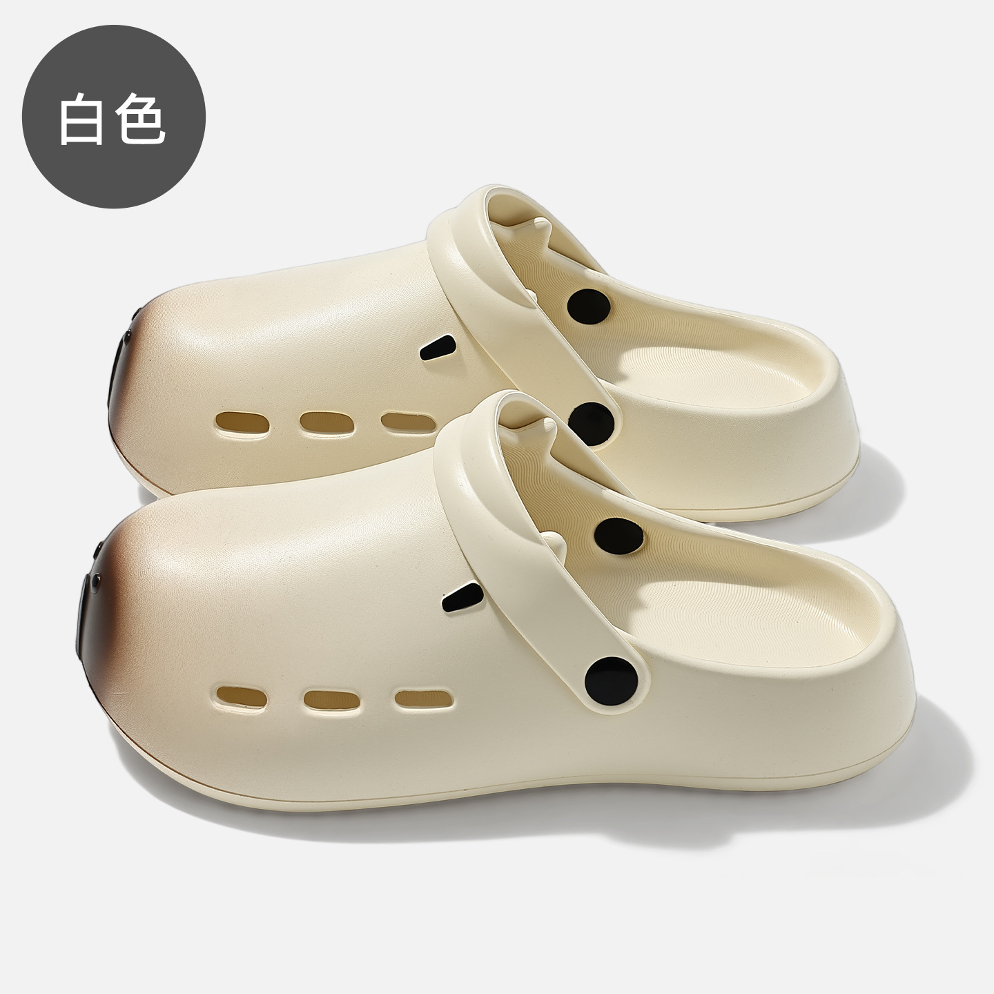 Simple Comfortable Clogs Women, Summer Home And Outdoor Sports EVA Non-Slip Thick-Soled Sandals Top Quality For Men_voghion.com