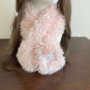 Autumn and winter imitation rex rabbit fur all-match warm beaver plush collar new fox fur scarf cross scarf