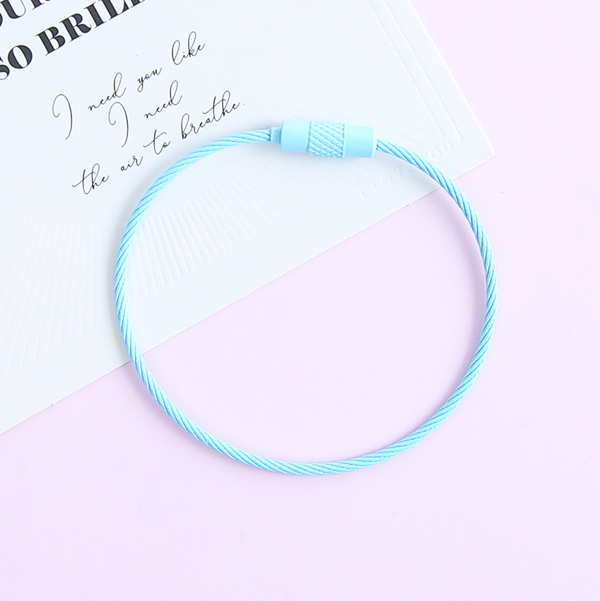 [Light Blue] Wire Ring