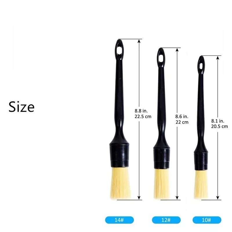 Cross-border car brush fine wash detail brush interior dust removal soft hair air outlet gap car wash cleaning brush tool brush