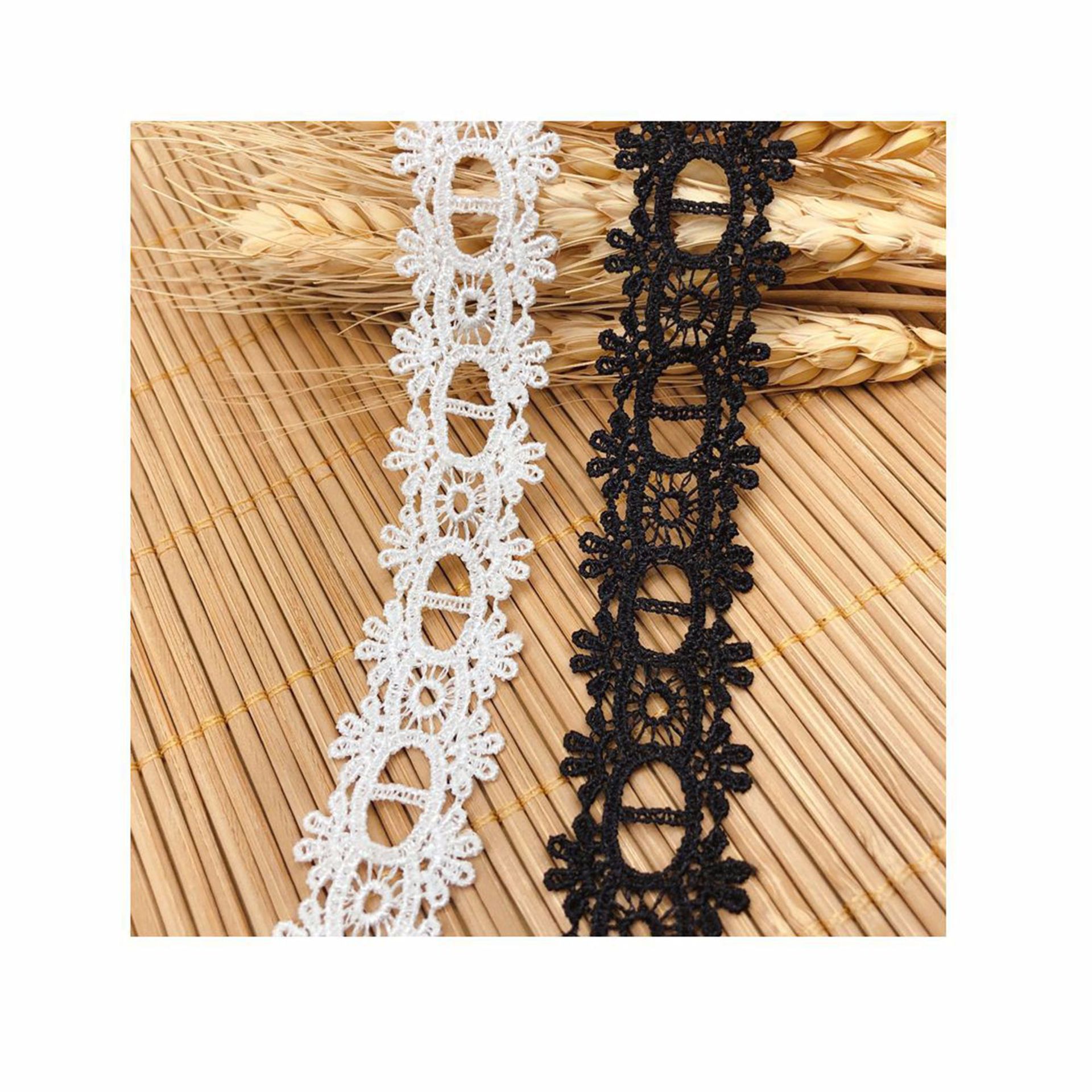 バーコードレースロリータ補助材料レースファブリック服装補助材料水溶可ウェビングレース