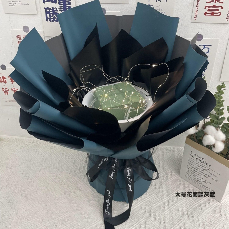 無料の半完成花束、誕生日のクリエイティブな花、スナック、ベビーブレス、ペーパータオル、花|undefined