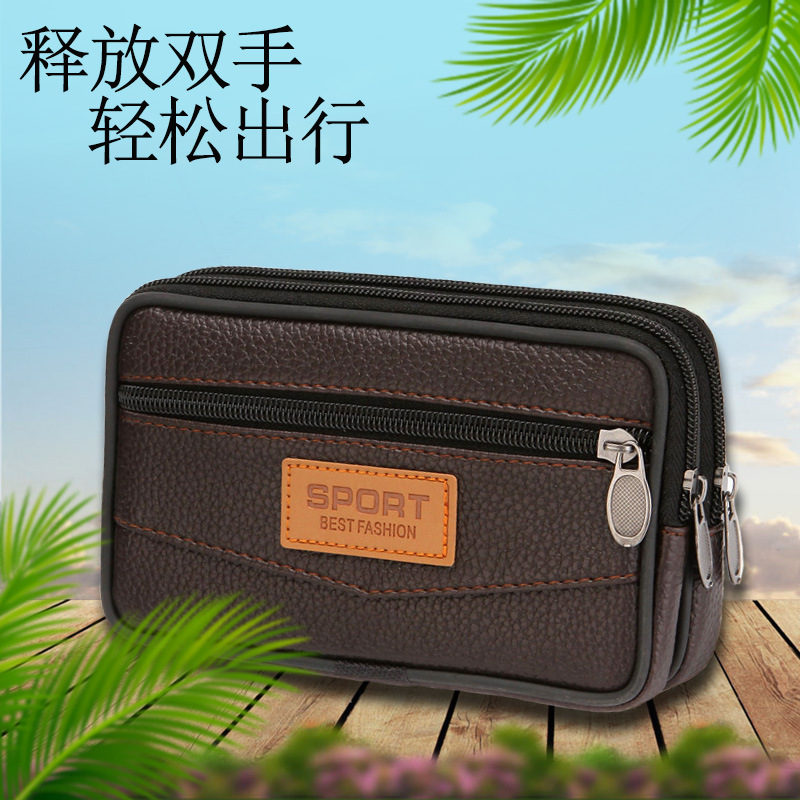 Men's Construction Site Work Phone Bag, Elderly People's Belt Waist Bag, Outdoor Multifunctional Waterproof Wallet Wholesale Crossbody Men's Construction Site Work Phone Bag, Elderly People's Belt Waist Bag, Outdoor Multifunctional Waterproof Wallet Wholesale Crossbody