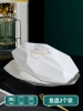 2 diamond fish plates - Guose Tianxiang