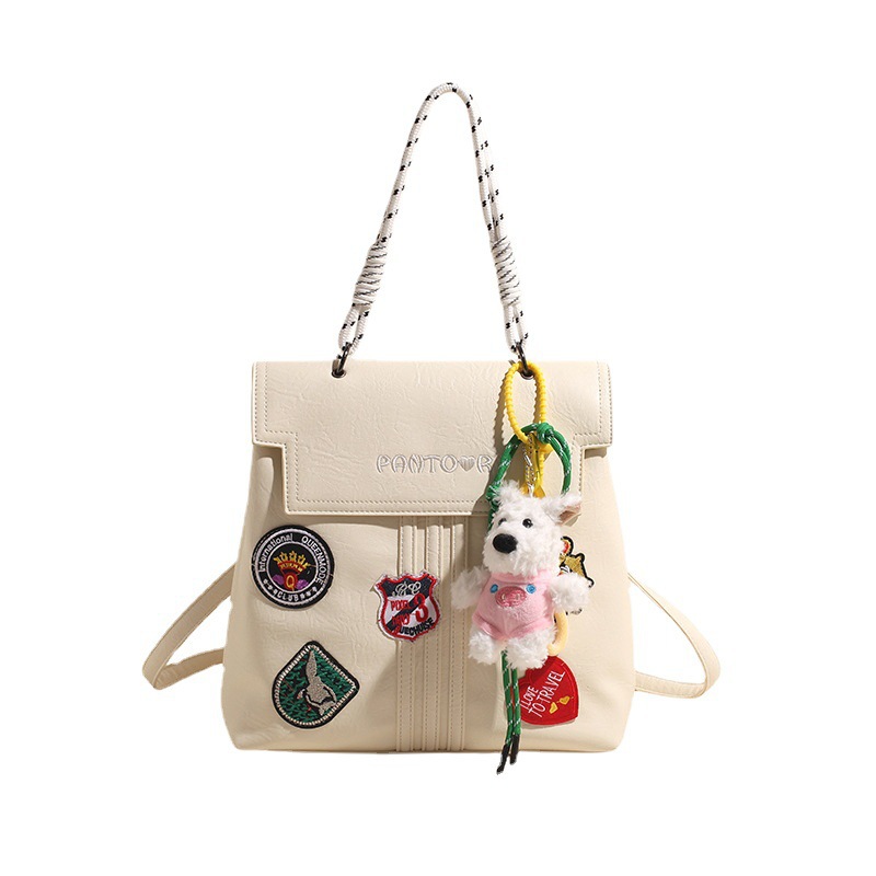 Mochila de mujer de gran capacidad para viajeros casuales 2024 nueva mochila de otoño e invierno universitaria