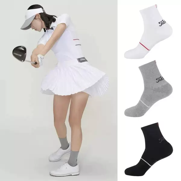 26 New Golf Apparel Socks for Men and Women, Fashionable and Versatile, Soft, Skin-Friendly, Comfortable, Simple, Quick-Drying Socks