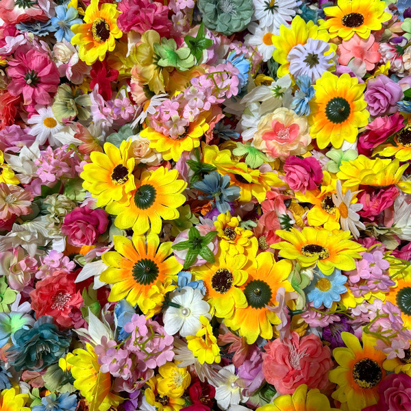 Suspended flower door curtain ring creation photo check-in…