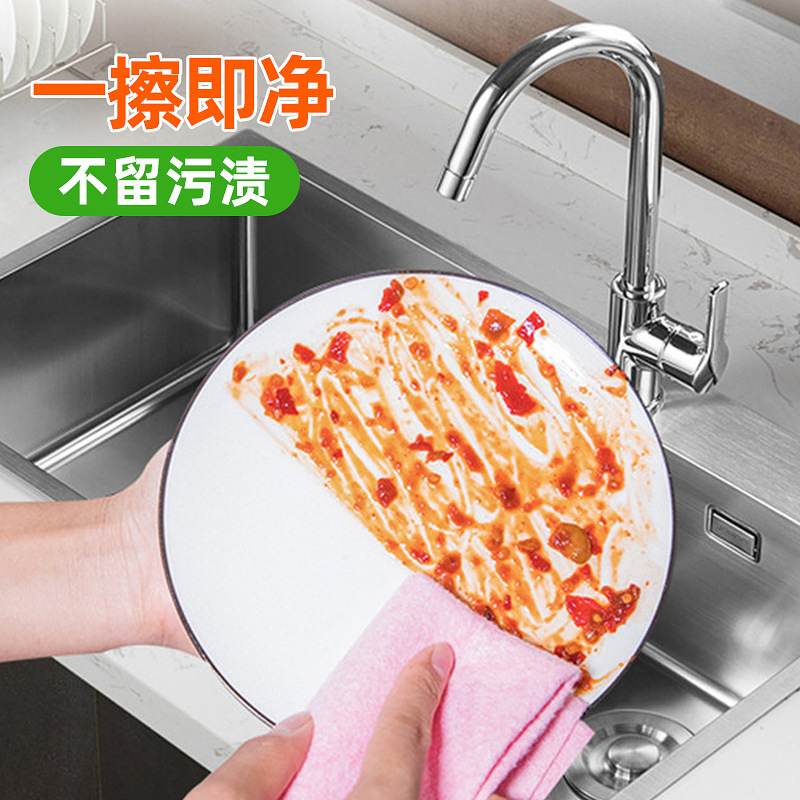 Paño de limpieza de cáscara de coco, paño de cocina que no suelta pelusas, versión engrosada, paño de limpieza absorbente y que absorbe el aceite, estropajo que no retiene aceite.