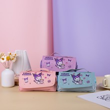 ins高颜值文具盒初中生收纳笔袋大容量卡通女孩款新款透明铅笔盒