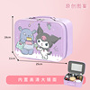 Handheld capacious cute makeup box, cartoon cosmetic bag, internet celebrity