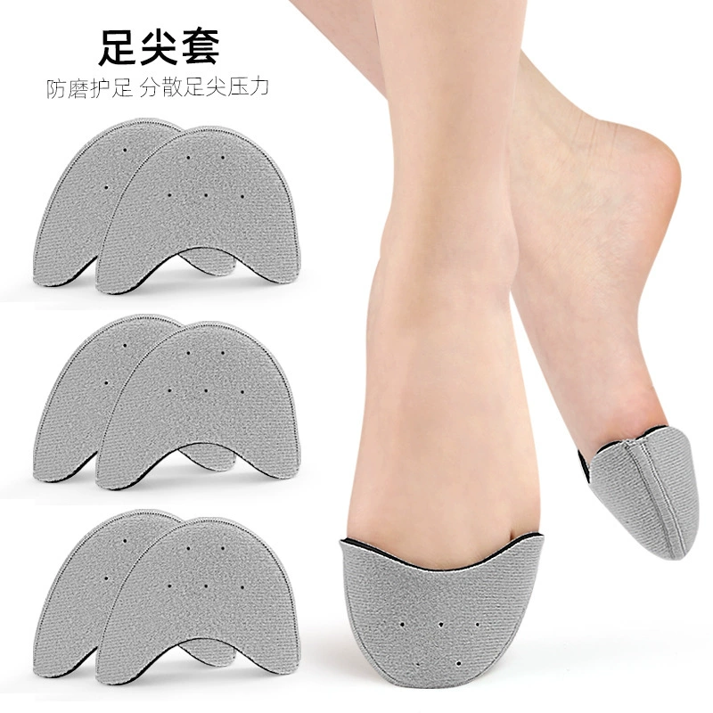 Накладки на переднюю часть стопы, эластичные ремешки, предотвращающие износ, мягкие стельки для балетных туфель, дышащие амортизирующие накладки на пальцы ног, накладки на пальцы ног с высоким отверстием, защитные накладки для стоп