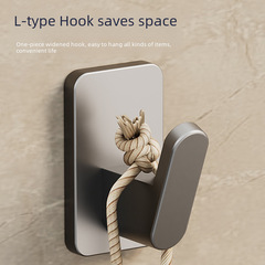 免打孔掛鈎掛牆壁臥室廚房排鈎粘鈎多功能衣服衣帽鈎子浴室掛衣鈎