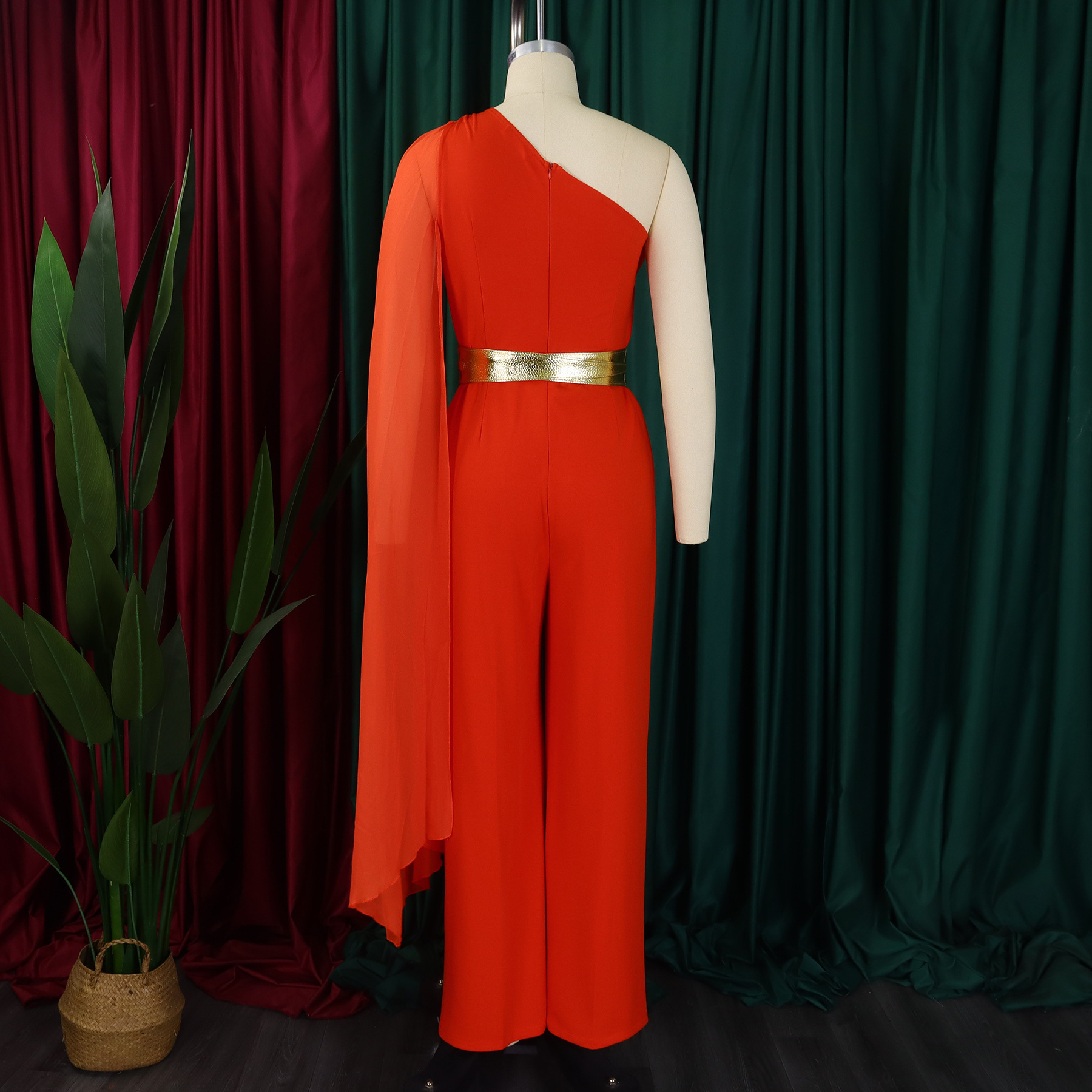 595g Weight Asymmetrical Sleeve Sleeve Length Full Length Pants Length Spandex, Polyester Fabric Type High Waist Waist Line Jumpsuits Pants Type Stretchy Elasticity Bodysuits Tops Type Holiday, Cocktail Party Occasion Slim Fit Type Solid Color Pattern Summer, Spring Season Women's Gender Sexy, Streetwear Style Women's Holiday Cocktail Party Bodysuits Sexy Streetwear Solid Color Full Length Jumpsuits 15