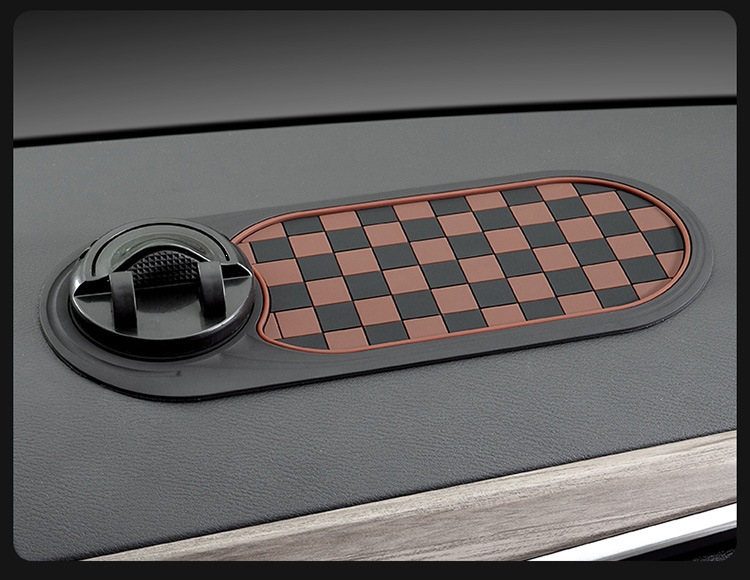 Popular Multifunctional Car Anti-Slip Mat, Phone Navigation Holder, Temporary Parking Sign, Center Console Storage Mat
