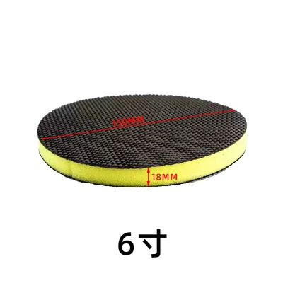 Car cleaning tools: iron powder car cleaning decontamination cloth - 6inch-yellow-clay-grinding-disc