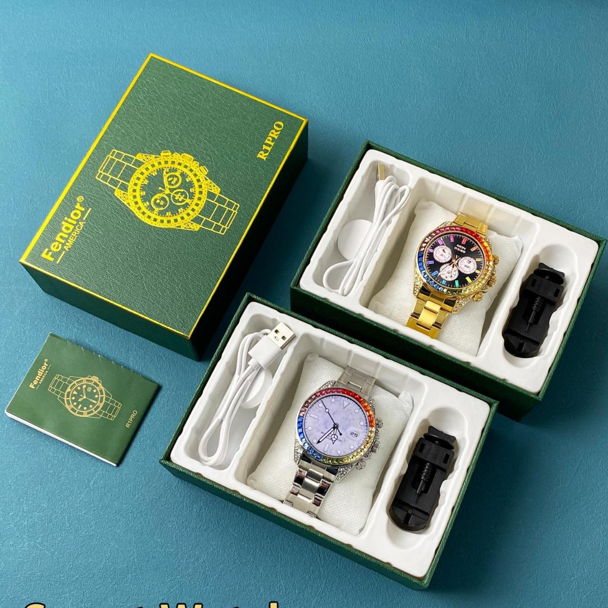 Nuevo R1 Pro arco iris Diamante reloj inteligente logotipo de arranque personalizado Huaqiang North Sports Bracelet