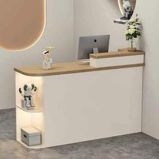 Bar Counter Cashier Front Desk Clothing Store Women's Clothing Store Small Bar Table Simple Modern Beauty Salon Reception Desk