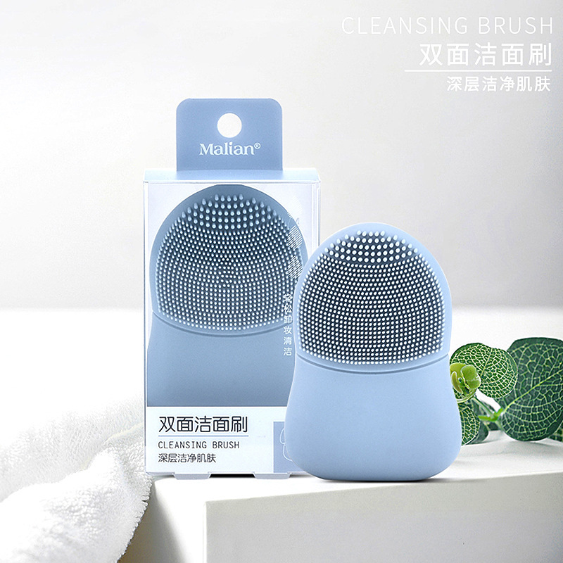 Marion Wash one's face silica gel Soft brush 0227 Face massage clean Remove makeup Cleanse pore Water drop Cleansing brush