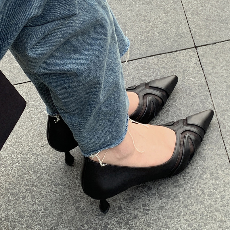 CHIKO Davita Pointy Toe Kitten Heels Pumps Shoes