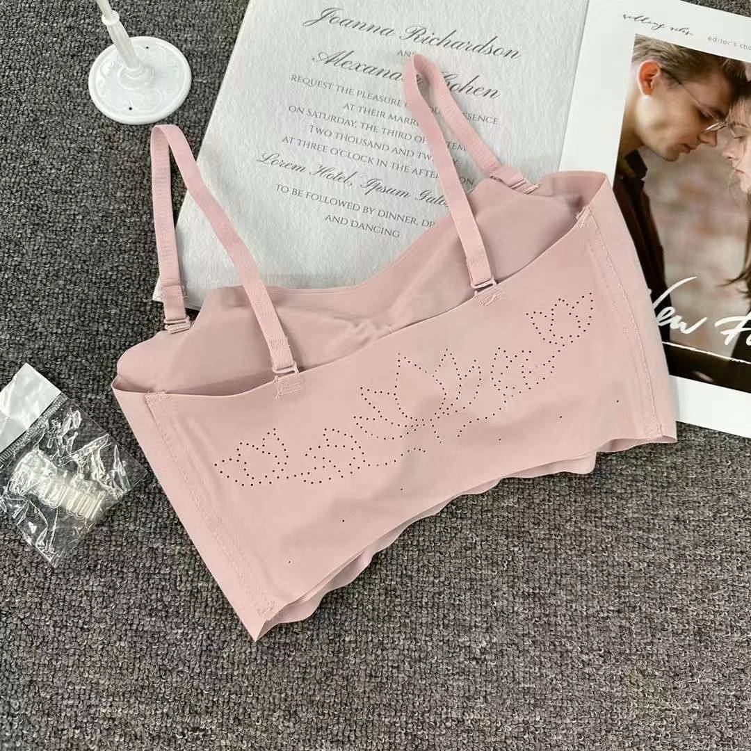 Nuevo cinturón sin marcas de alta calidad de belleza de espaldas chaleco de mujer sin anillo de acero bra de yoga ropa interior deportiva de mujer lote