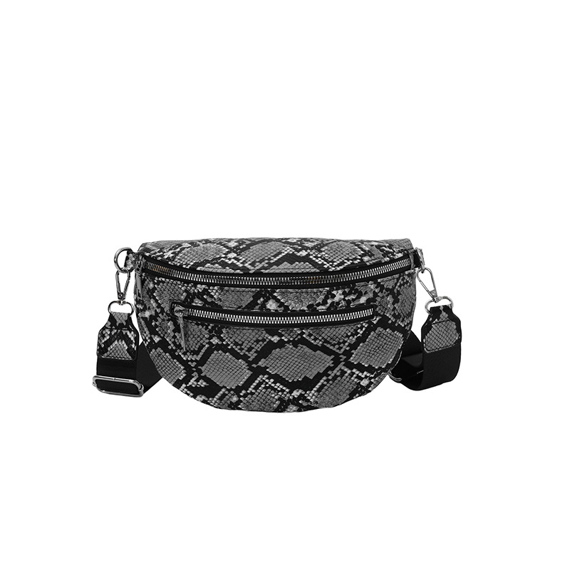Bolso de cintura de piton para mujeres 2026 tendencia transfronteriza nueva moda europea y americana de moda ocio de viaje de hombro mochila