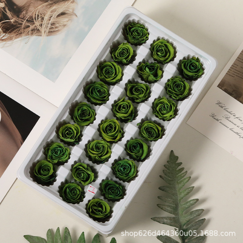 Flores inmortales Grado B 2 - 3cm rosas pequeñas flores frescas flores secas rosas DIY oso unicornio regalos de boda