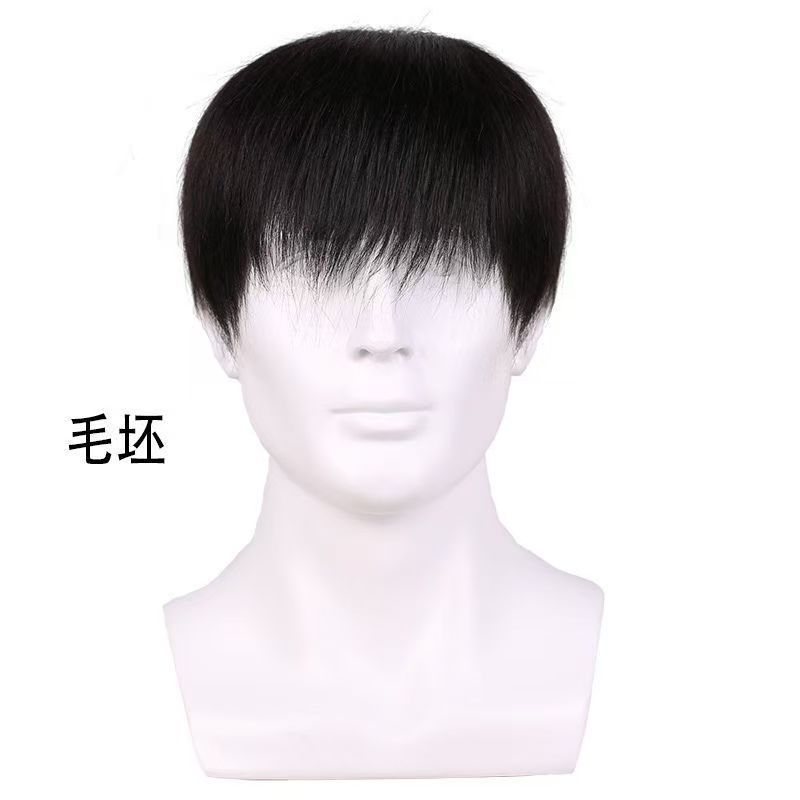 かつらの男性のショートヘアの韓国版のハンサムな男性のかつらは自然に見えます。|undefined