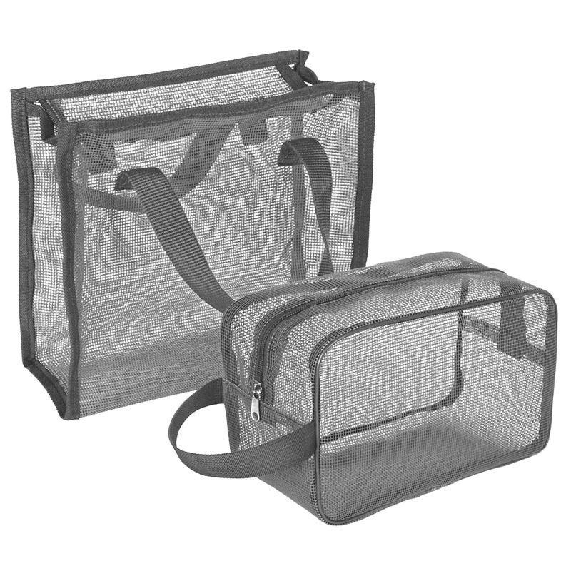 Handheld capacious storage bag for traveling, quick dry