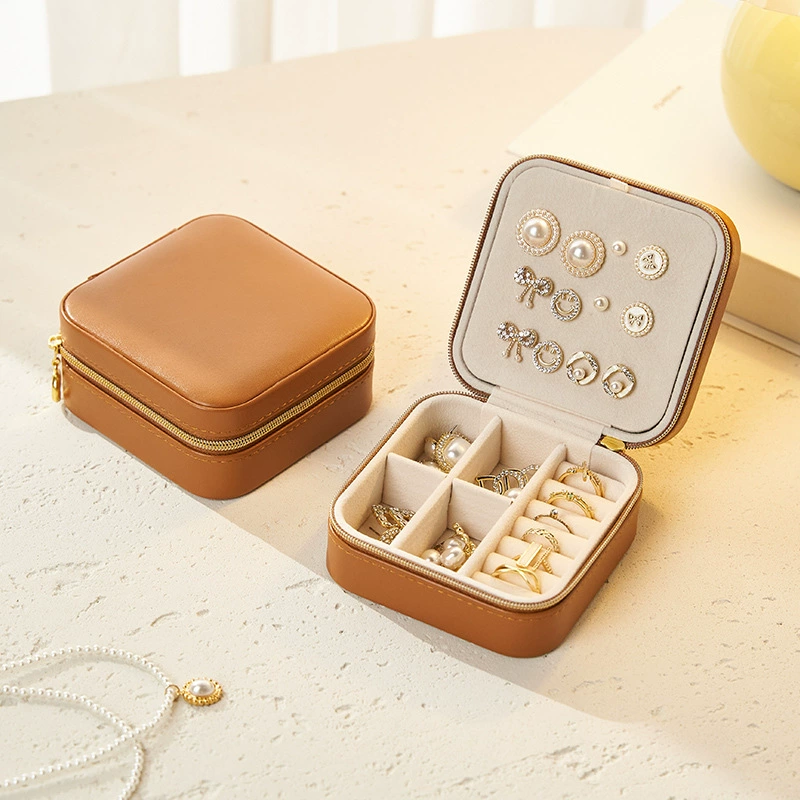 2024 новый стиль небольшой удобный ювелирный ящик для хранения ювелирных изделий