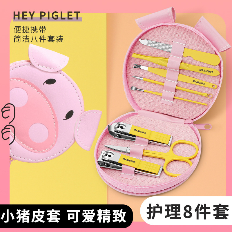 Manicure portátil para animales herramientas de pinza de uñas domésticas niñas tijeras de uñas set mini tijeras de uñas lindas image 2