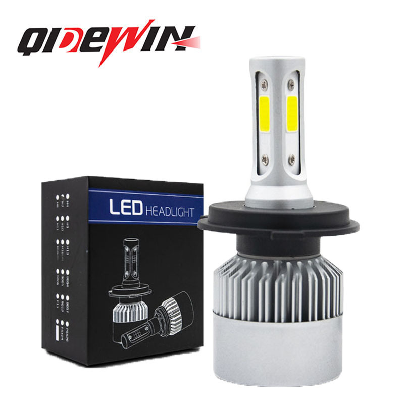 S2汽车led大灯 远近光一体led车灯 h11 9006 h7聚光头灯厂家直供