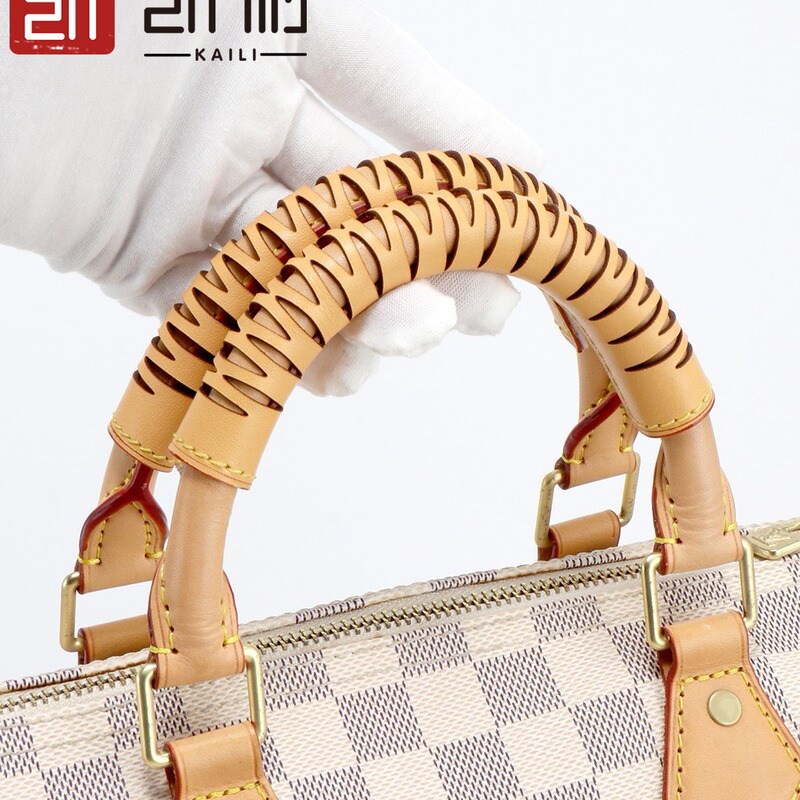 Suitable for wa & lv8speedy25 30 35 handle protective cover vegetable tanned leather handle anti-fouling protective cover Suitable for wa & lv8speedy25 30 35 handle protective cover vegetable tanned leather handle anti-fouling protective cover