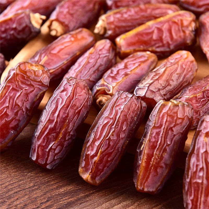 卸売特級乾燥果物 黄金果物干し デザートパン用大粒デーツ500g デーツ干し菓子|undefined