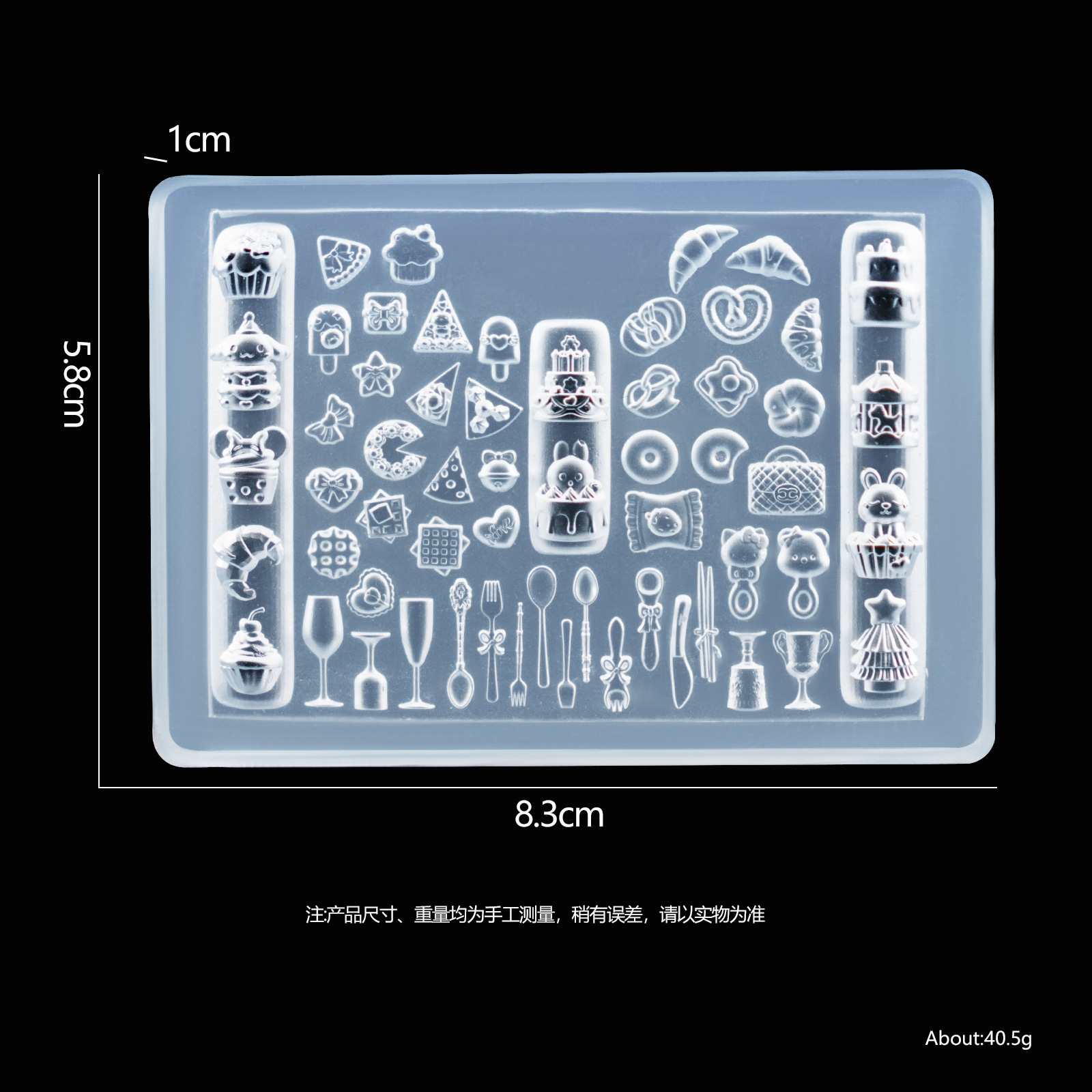 Molde de silicona para uñas transfronterizas, encaje francés, dibujos animados, flores, tulipanes, mariposas, uñas, joyas, herramientas al por mayor