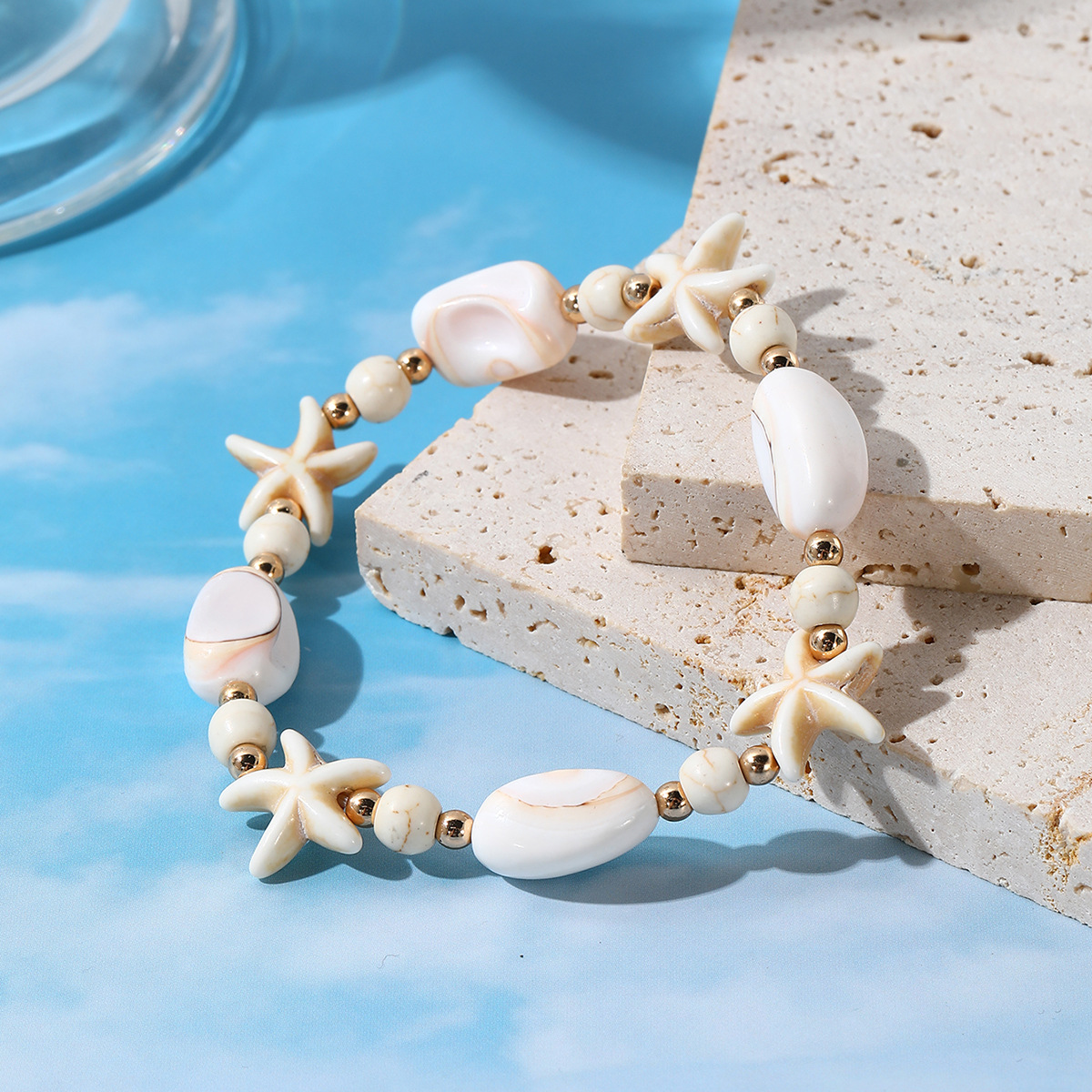Vacation Starfish Ceramics Beaded Plating Women's Bracelets display picture 4