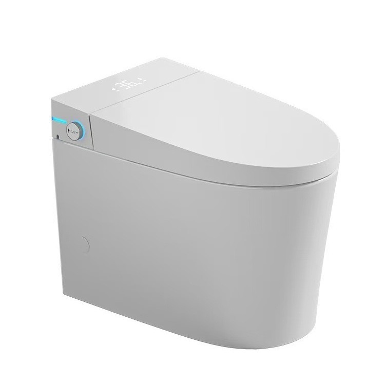 Nuevo inodoro inteligente ligero de Weiyanie para el hogar totalmente automático integrado asiento de inodoro calentador de descarga automática